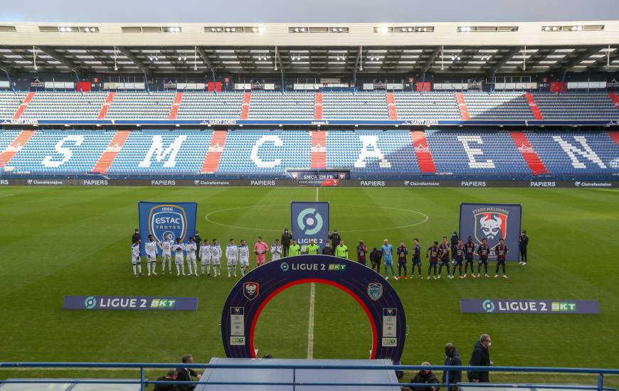 Le Stade Malherbe Caen a réussi à tenir tête à l'ESTAC, leader de la Ligue 2 BKT hier après-midi