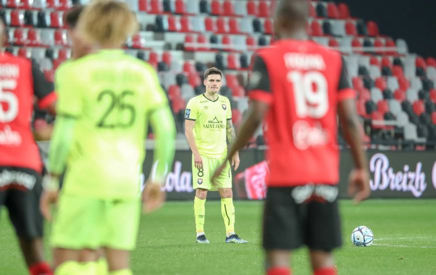 Jessy Deminguet a délivré deux passes décisives hiers soir face à l'En Avant Guingamp