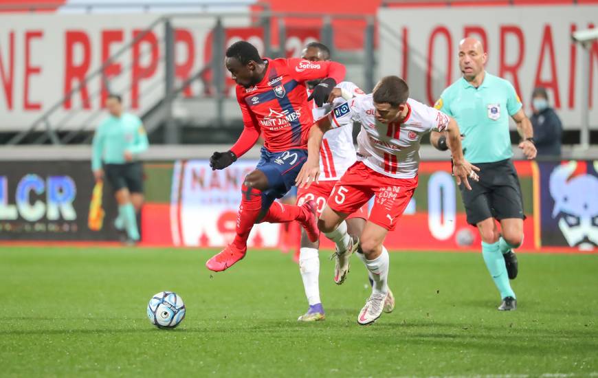 Caleb Zady Sery a été l'auteur de la seule frappe cadrée du Stade Malherbe en début de seconde période hier soir face à Nancy