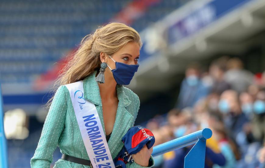 Amandine Petit avait assisté à la rencontre face à l'EA Guingamp au stade Michel d'Ornano il y a quelques semaines