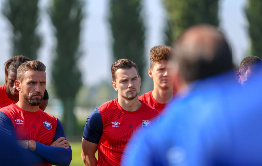 Benjamin Jeannot et les Caennais s'apprêtent à disputer trois matchs amicaux en l'espace de cinq jours