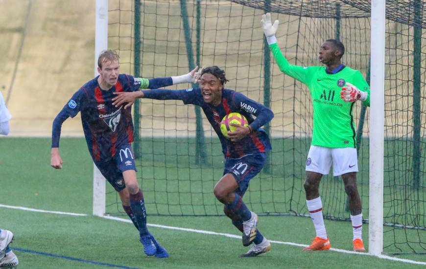 Brahim Traoré a redonné espoir aux Caennais en réduisant le score en fin de rencontre face au PSG (85')