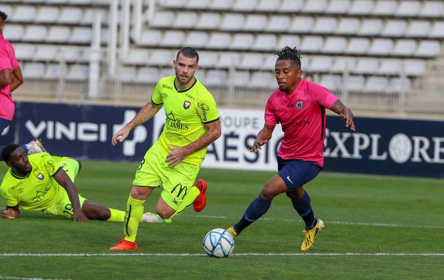 Yoann Court et le Stade Malherbe auraient pu mener plus largement après la demi-heure de jeu face au Paris FC 