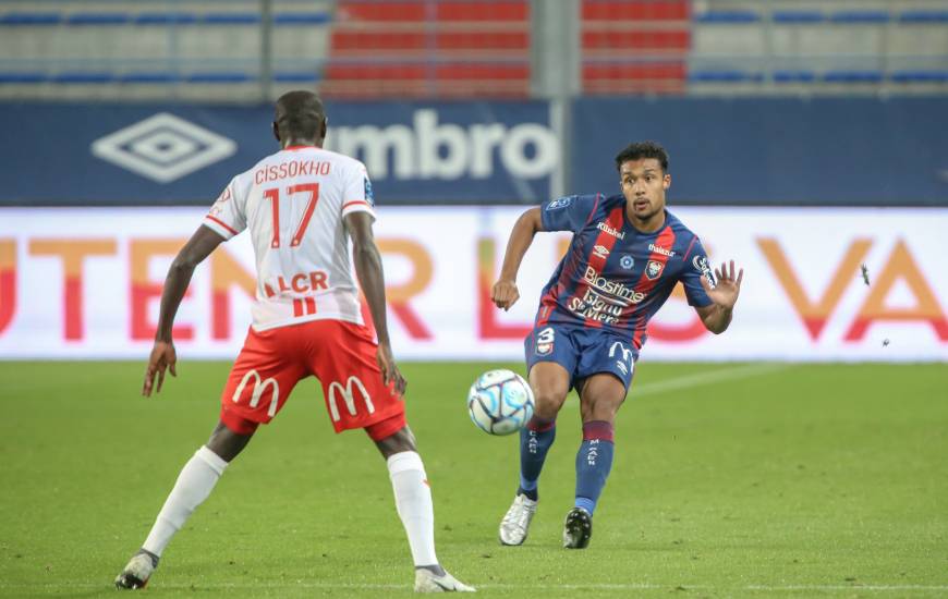 Yoël Armougom et les joueurs du Stade Malherbe Caen n'ont toujours pas perdu à d'Ornano