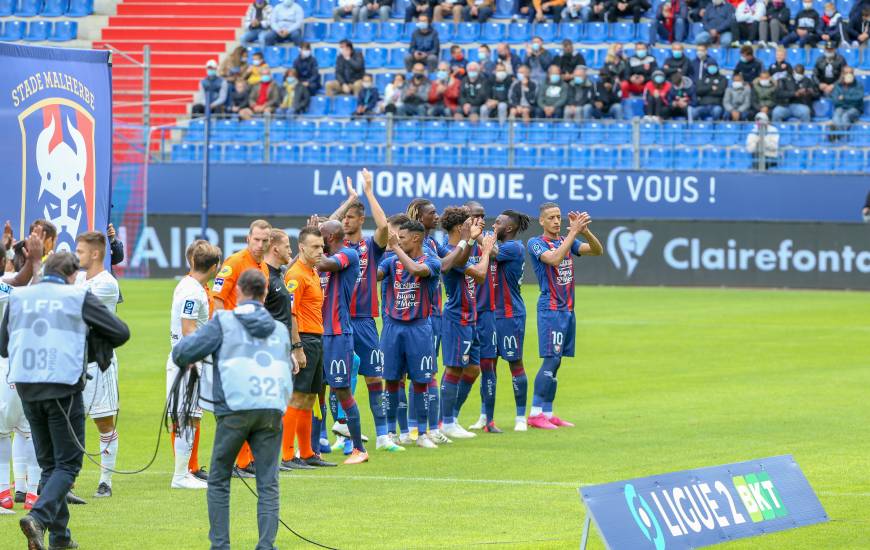 Les joueurs du Stade Malherbe Caen recevront à deux reprises au mois de novembre, l'AS Nancy et Châteauroux