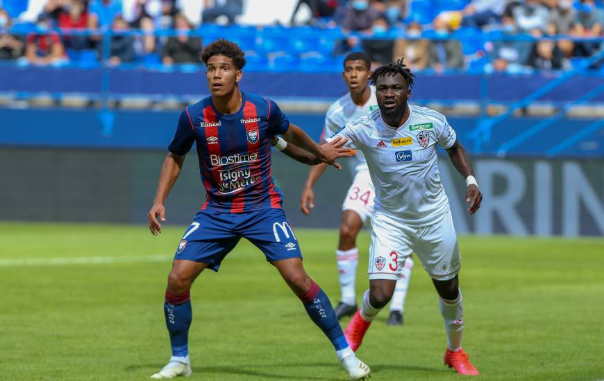 Nicholas Gioacchini et les joueurs du Stade Malherbe Caen ont décroché leur premier succès de la saison