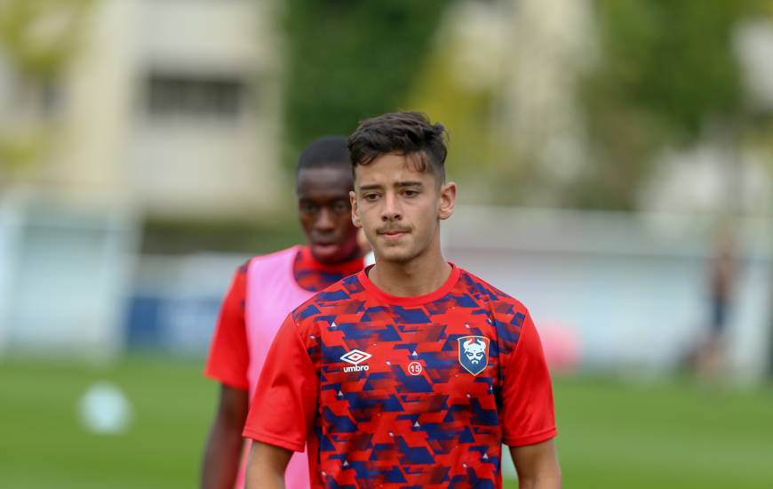 Luca Boudonnet a joué l'intégralité de la rencontre dans une position de milieu de terrain aux côtés de Jessy Pi