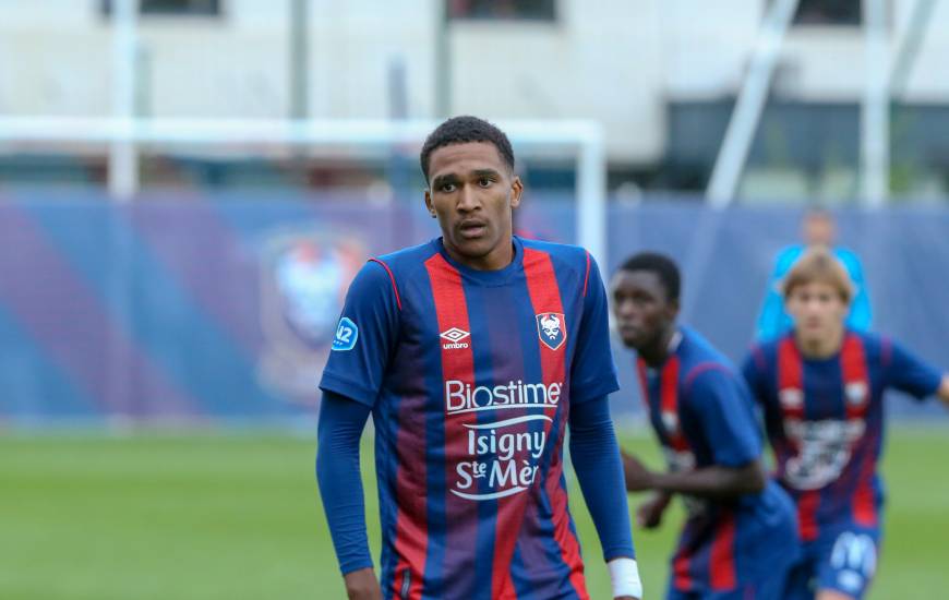 Andréas Hountondji a inscrit son deuxième but en deux rencontres avec les U19 Nationaux du Stade Malherbe