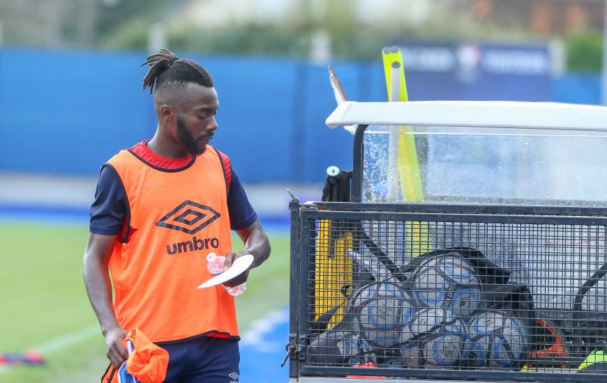 Steeve Yago et les joueurs du Stade Malherbe s'apprêtent à disputer deux rencontres en l'espace de quatre jours