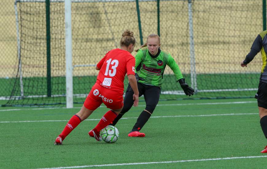 Alizée Leroty a marqué au moins un but lors des trois derniers matchs du Stade Malherbe Caen