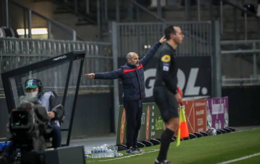 Pascal Dupraz s’est exprimé devant les médias après le match nul face à l’Amiens SC