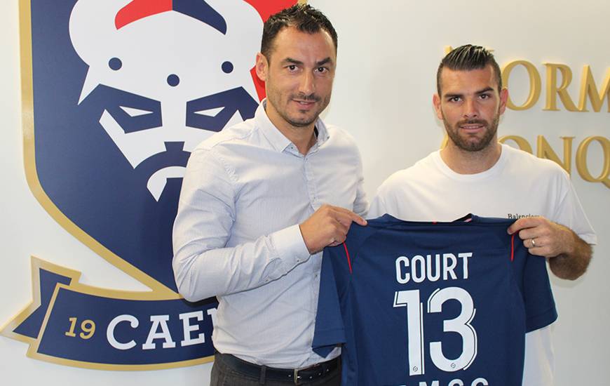 En fin de contrat avec le Stade Brestois, Yoann Court s'est engagé pour deux saisons avec le Stade Malherbe Caen