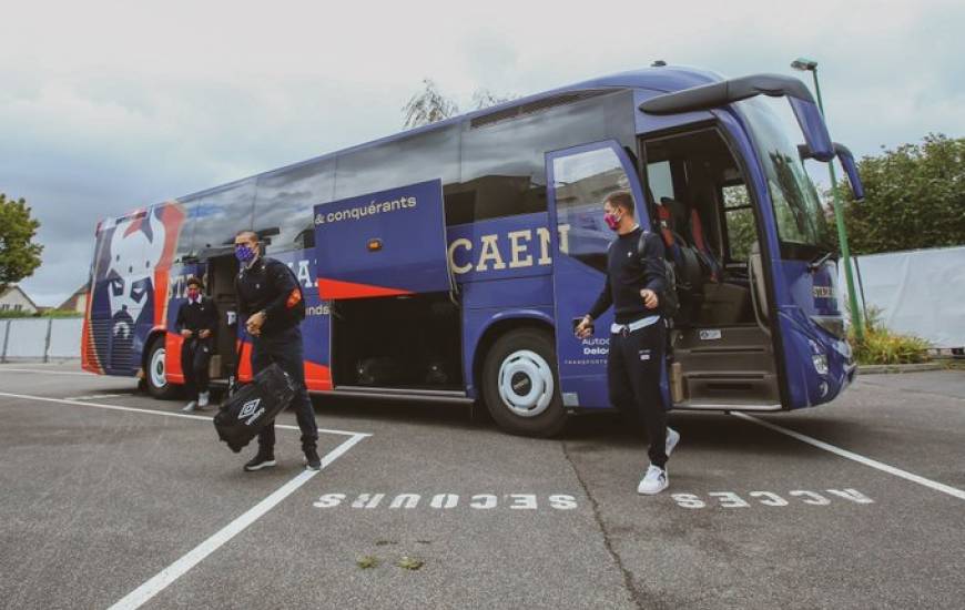 Les joueurs du Stade Malherbe Caen se rendront en bus à Chambly pour y affronter le FCCO à la fin du mois de janvier