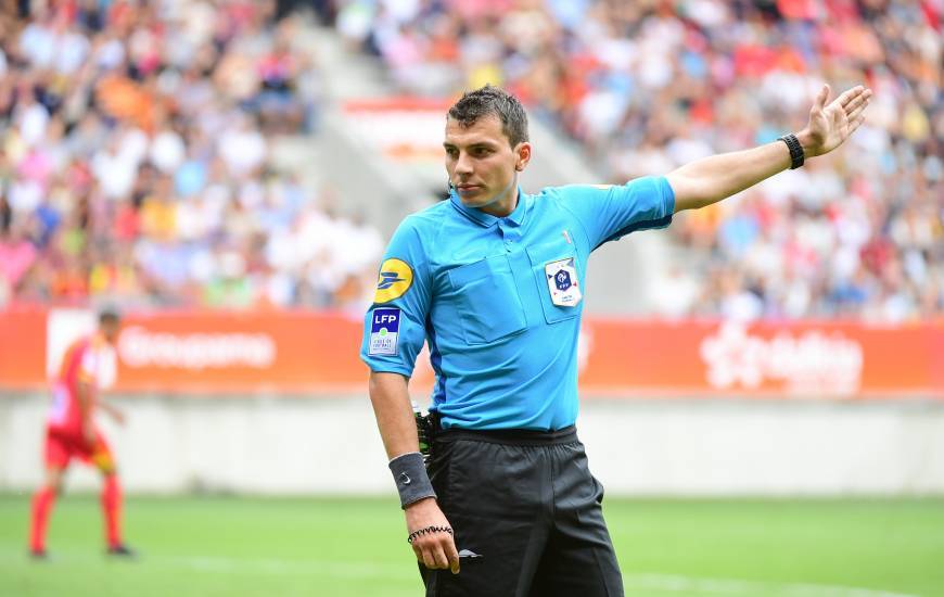 Arnaud Baert avait arbitré le Stade Malherbe Caen deux fois la saison dernière en Ligue 2 BKT