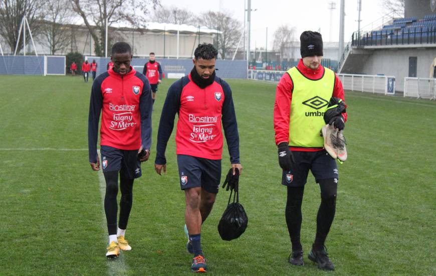 Les joueurs du Stade Malherbe débuteront leur parcours en Coupe de France sur la pelouse de Guingamp mercredi soir