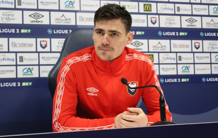 Jessy Deminguet a répondu aux questions des journalistes avant la réception du Clermont Foot demain soir