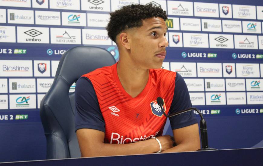 Nicholas Gioacchini a répondu aux questions de la presse avant la réception du FC Chambly