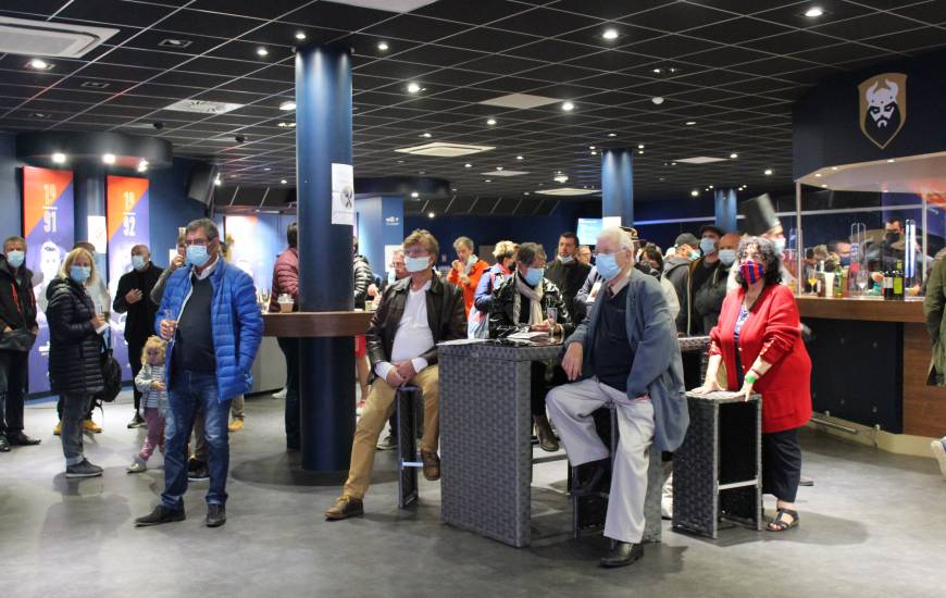 Les partenaires présents dans l'ensemble des salons du stade Michel d'Ornano ont parfaitement respecté les mesures sanitaires mises en place