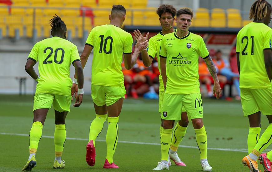 Yacine Bammou vient d'inscrire au moins un but sur les trois derniers matchs de préparation du Stade Malherbe Caen (© Damien Deslandes)