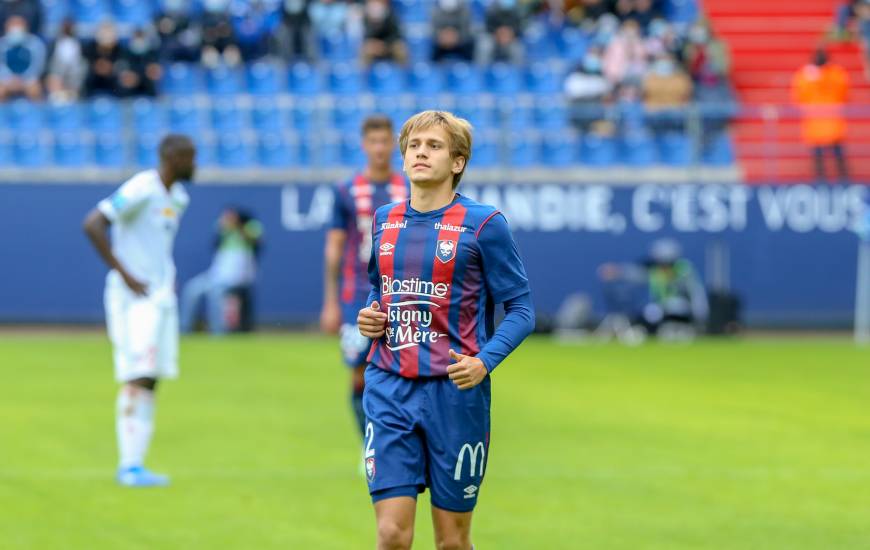 Loup Hervieu a fait sa première apparition en Ligue 2 BKT après être entré en fin de match face à l'AC Ajaccio