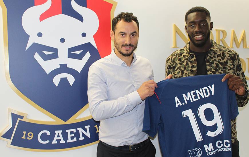 Alexandre Mendy arrivé en Normandie ce jeudi s'est engagé pour les 4 prochaines saisons avec le Stade Malherbe Caen