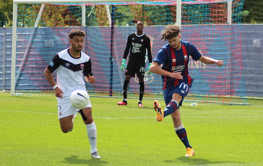 Tony Villeray et la défense du Stade Malherbe Caen ont dû s'incliner à trois reprises au retour des vestiaires