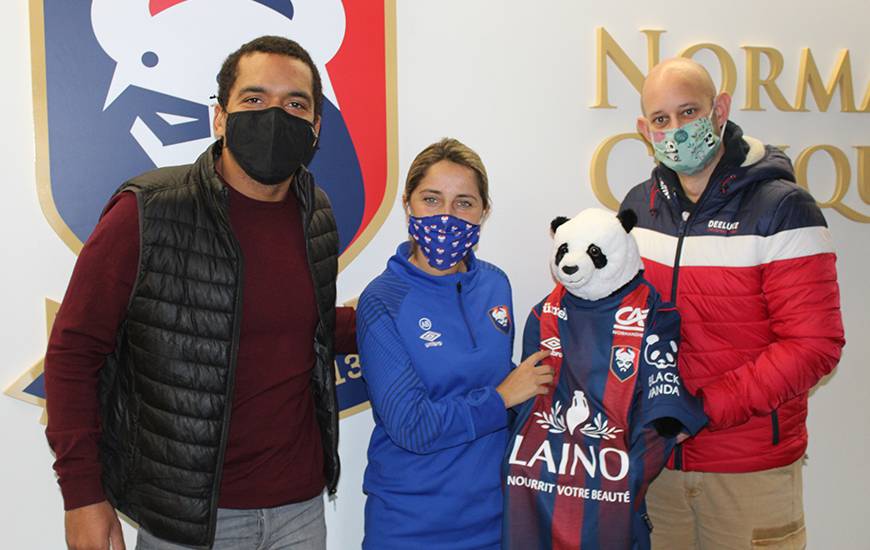 Les joueuses du Stade Malherbe Caen arboreront le logo de Black Panda à l'occasion de la saison 2020 / 2021