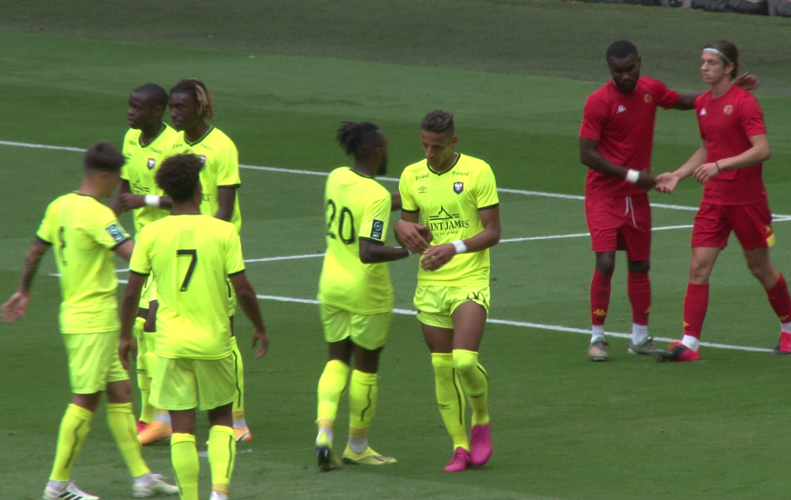 En amical face au Mans FC, l'attaquant Yacine Bammou a converti en deux temps un pénalty qu'il a obtenu à la 20ème minute