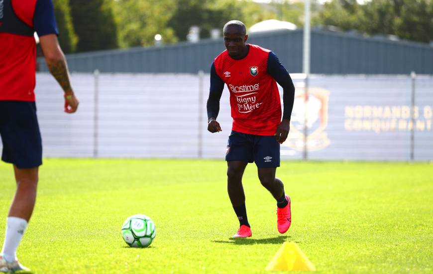 Après plusieurs semaines d'absence, Caleb Zady Sery a fait son retour à l'entraînement cette semaine