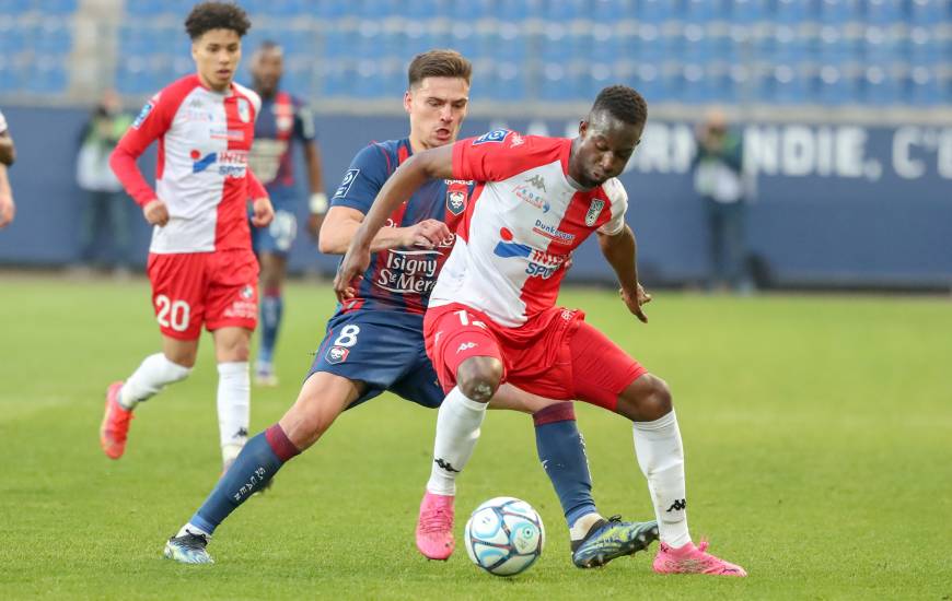 Ibrahim Cissé a affronté le Stade Malherbe Caen la saison dernière sous les couleurs de l'USL Dunkerque