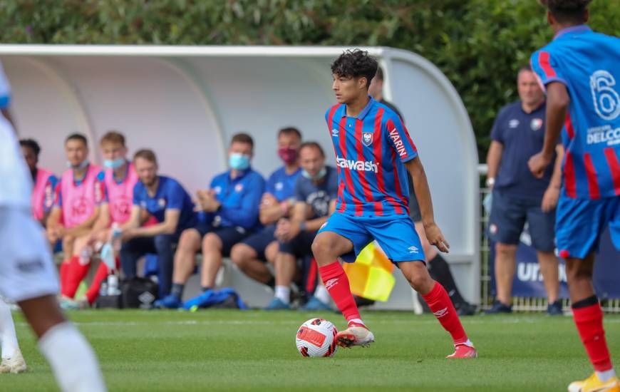 Nassim Tlemcani a inscrit un triplé avec les U19 Nationaux face au FC Chambly