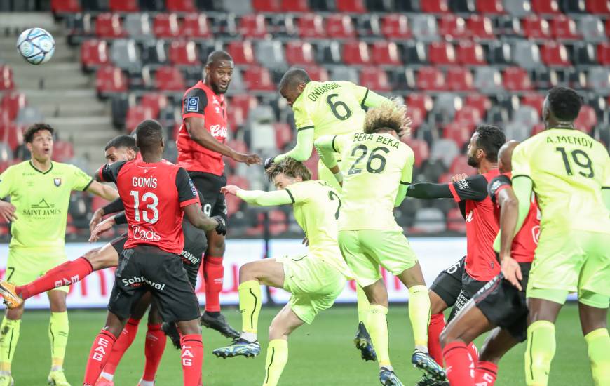 Prince Oniangué avait ouvert le score sur la pelouse de l'En Avant Guingamp la saison dernière