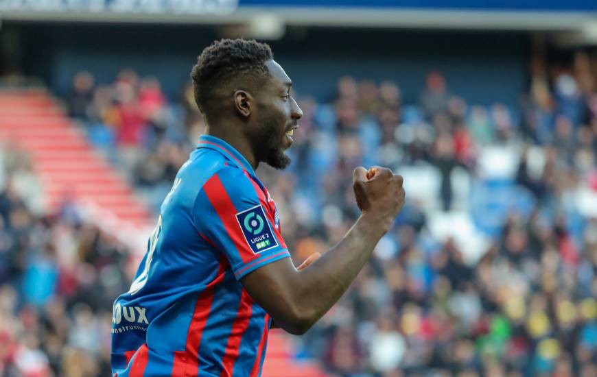 Alexandre Mendy et les Caennais ont inscrit 43 buts depuis l'intérieur de la surface cette saison en championnat