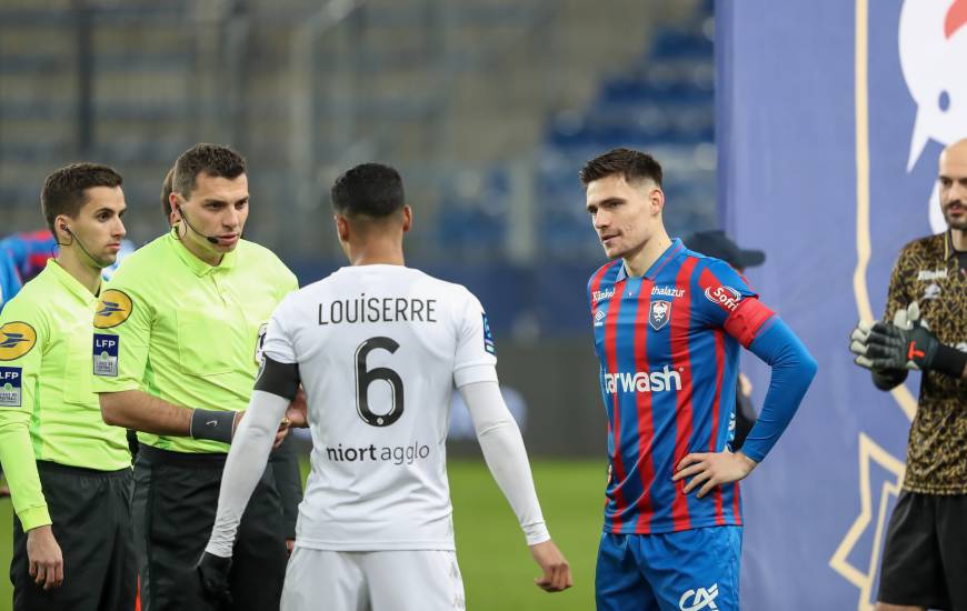 Arnaud Baert avait arbitré le Stade Malherbe Caen lors de la réception des Chamois Niortais au mois de janvier