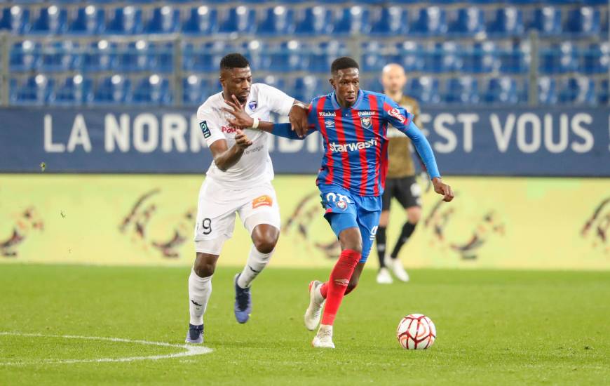 Djibril Diani a effectué sa deuxième apparition sous les couleurs du Stade Malherbe Caen face à Niort