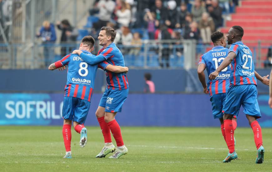 Sixième but de la saison en Ligue 2 BKT pour Jessy Deminguet qui a offert un point mérité au Stade Malherbe