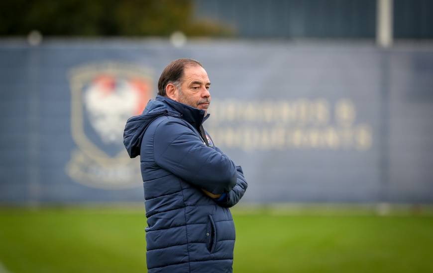 Stéphane Moulin a évoqué la rencontre face à l'AJ Auxerre devant la presse ce jeudi midi