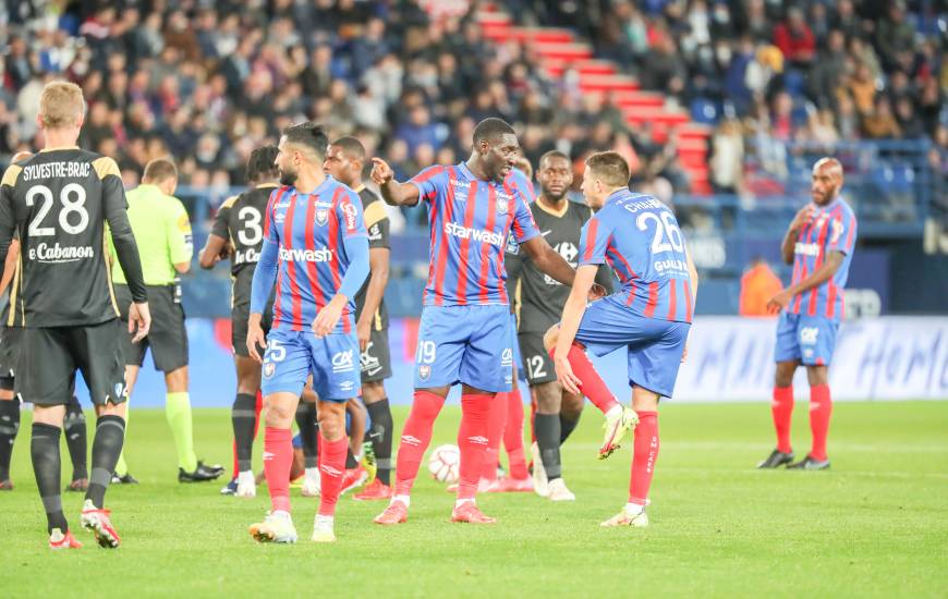 Alexandre Mendy, Mehdi Chahiri et les Caennais ont eu l'occasion d'ouvrir le score à plusieurs reprises