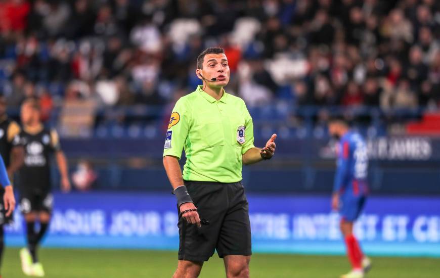 Arnaud Baert avait arbitré le Stade Malherbe Caen lors de la réception de Grenoble en première partie de saison