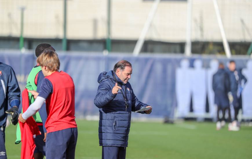 Stéphane Moulin et ses joueurs se rendront sur la pelouse de Sochaux samedi soir