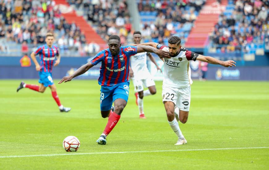 Alexandre Mendy a de nouveau beaucoup pesé sur la défense adverse samedi lors de la réception de Sochaux 