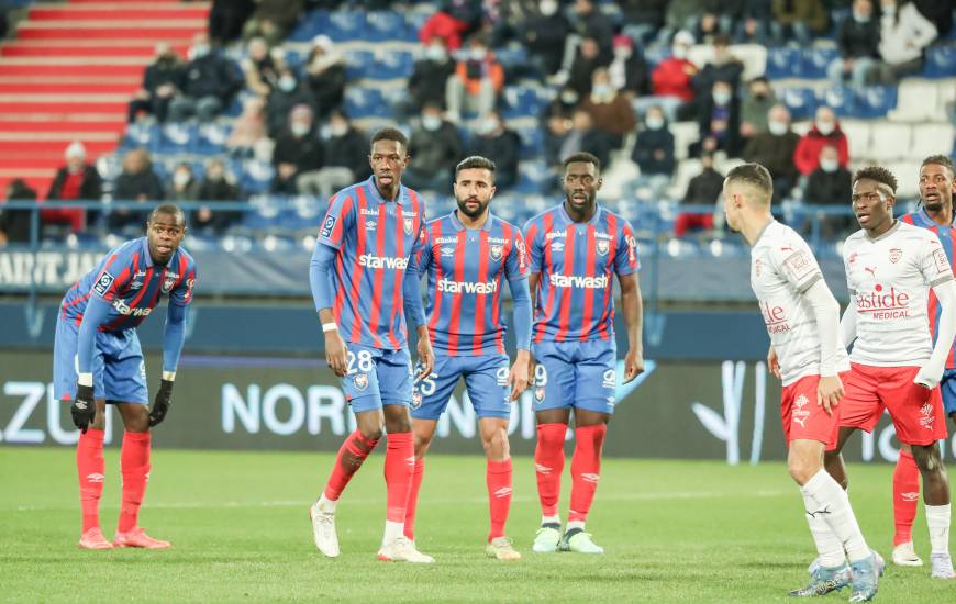 Les Caennais ont réalisé une première période rêvée face aux joueurs de Nîmes samedi soir