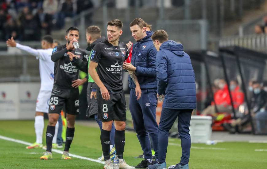 Jessy Deminguet était capitaine hier soir à l'occasion du déplacement sur la pelouse d'Amiens