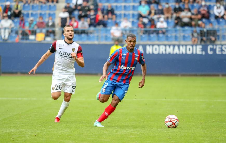 Yoël Armougom et les Caennais auront connu une journée rocambolesque avant d'affronter le FC Sochaux ce soir