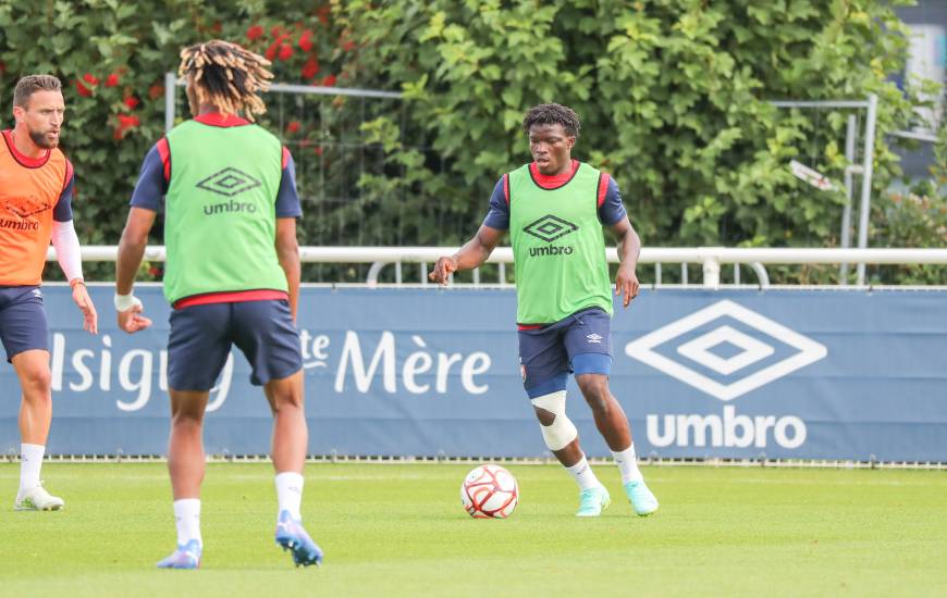 Aloys Fouda et les Caennais reprendront l'entraînement demain matin à partir de 10h00