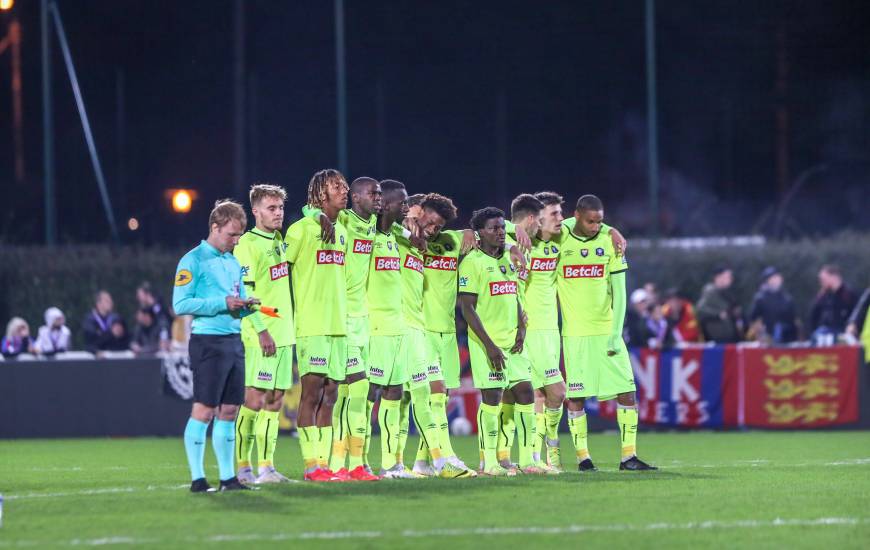 Le Stade Malherbe Caen s'est incliné après la séance de tirs au but dans la rencontre face à Dinan Léhon 