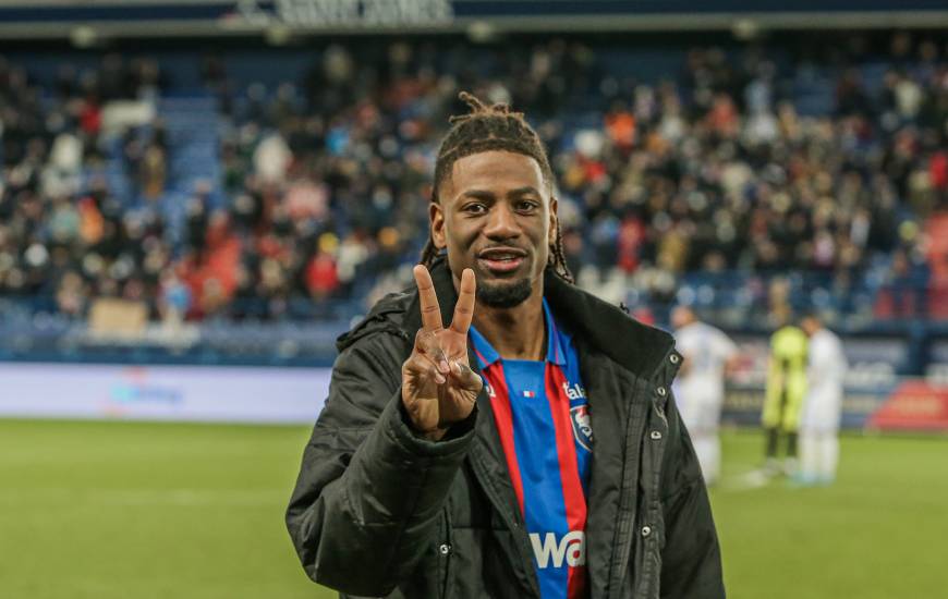 Nuno Da Costa a inscrit un doublé hier soir face au SC Bastia au Stade Michel d'Ornano