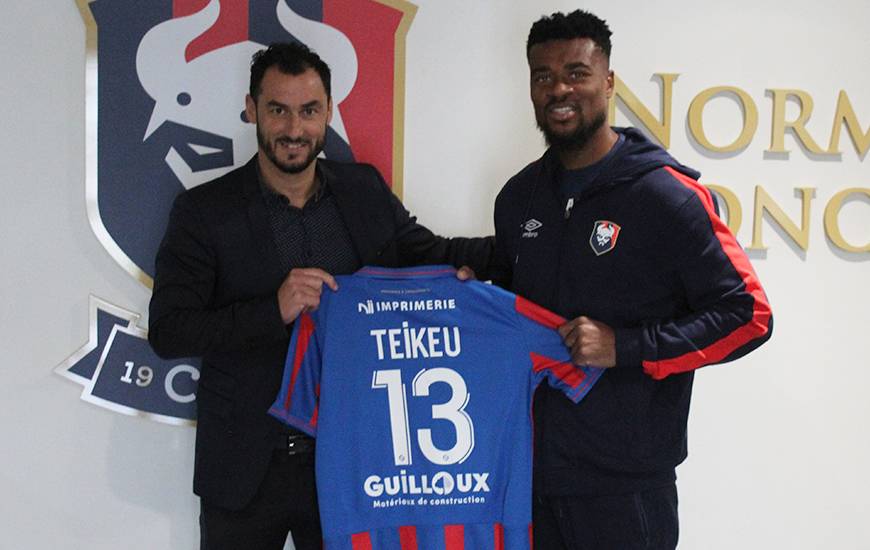 Adolphe Teikeu s'est engagé pour les 18 prochains mois en faveur du Stade Malherbe Caen