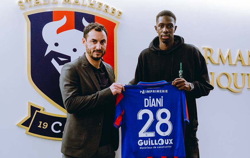 Djibril Diani a d'ores et déjà rejoint le groupe du Stade Malherbe Caen en stage à Fougères
