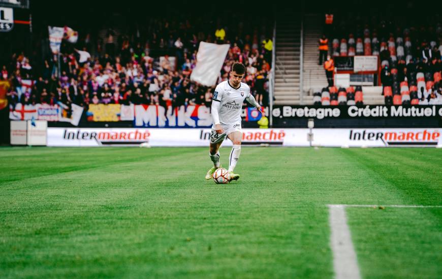 Hugo Vandermersch et les Caennais menaient pourtant au score à la pause face à l'EA Guingamp